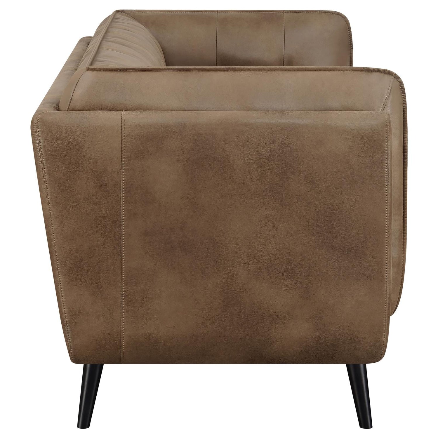 Thatcher Upholstered Button Tufted Sofa Brown - 509421 - Bien Home Furniture &amp; Electronics