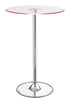 Thea Chrome/Clear LED Bar Table - 122400 - Bien Home Furniture & Electronics