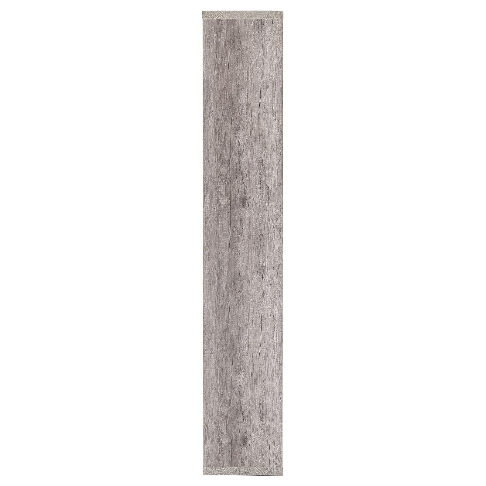 Theo Gray Driftwood 10-Shelf Bookcase - 801137 - Bien Home Furniture &amp; Electronics