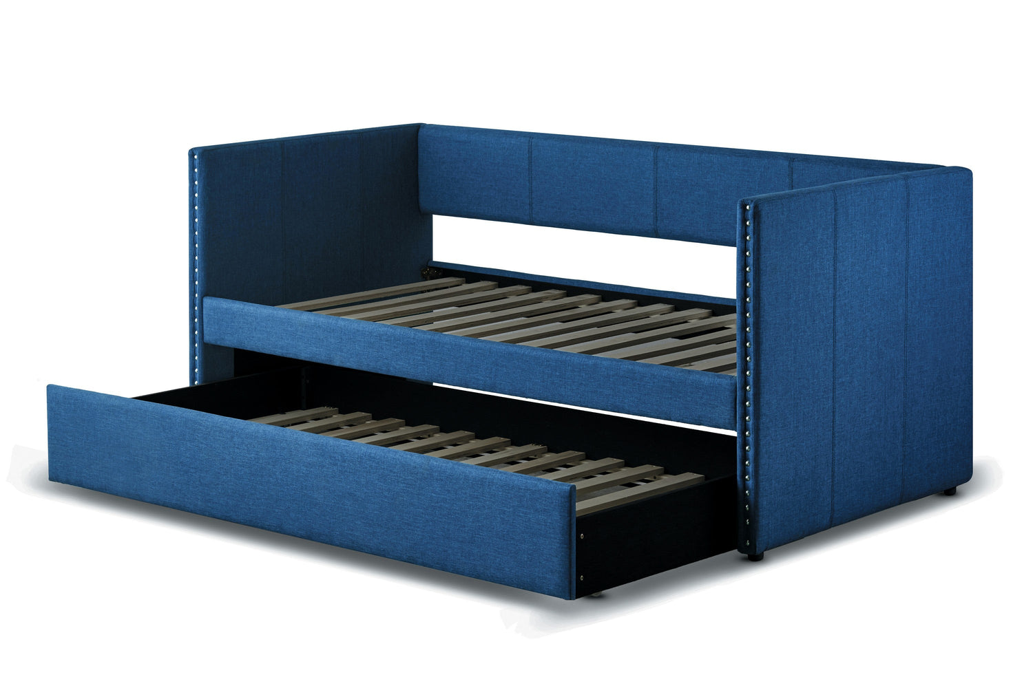 Therese Blue Daybed with Trundle - SET | 4969BU-A | 4969BU-B - Bien Home Furniture &amp; Electronics