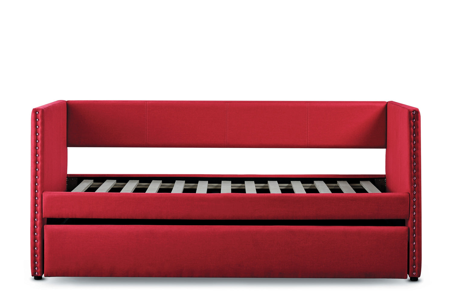 Therese Red Daybed with Trundle - SET | 4969RD-A | 4969RD-B - Bien Home Furniture &amp; Electronics
