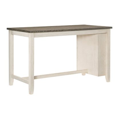 Timbre Whitewash Counter Height Table - 5603WW-36 - Bien Home Furniture &amp; Electronics