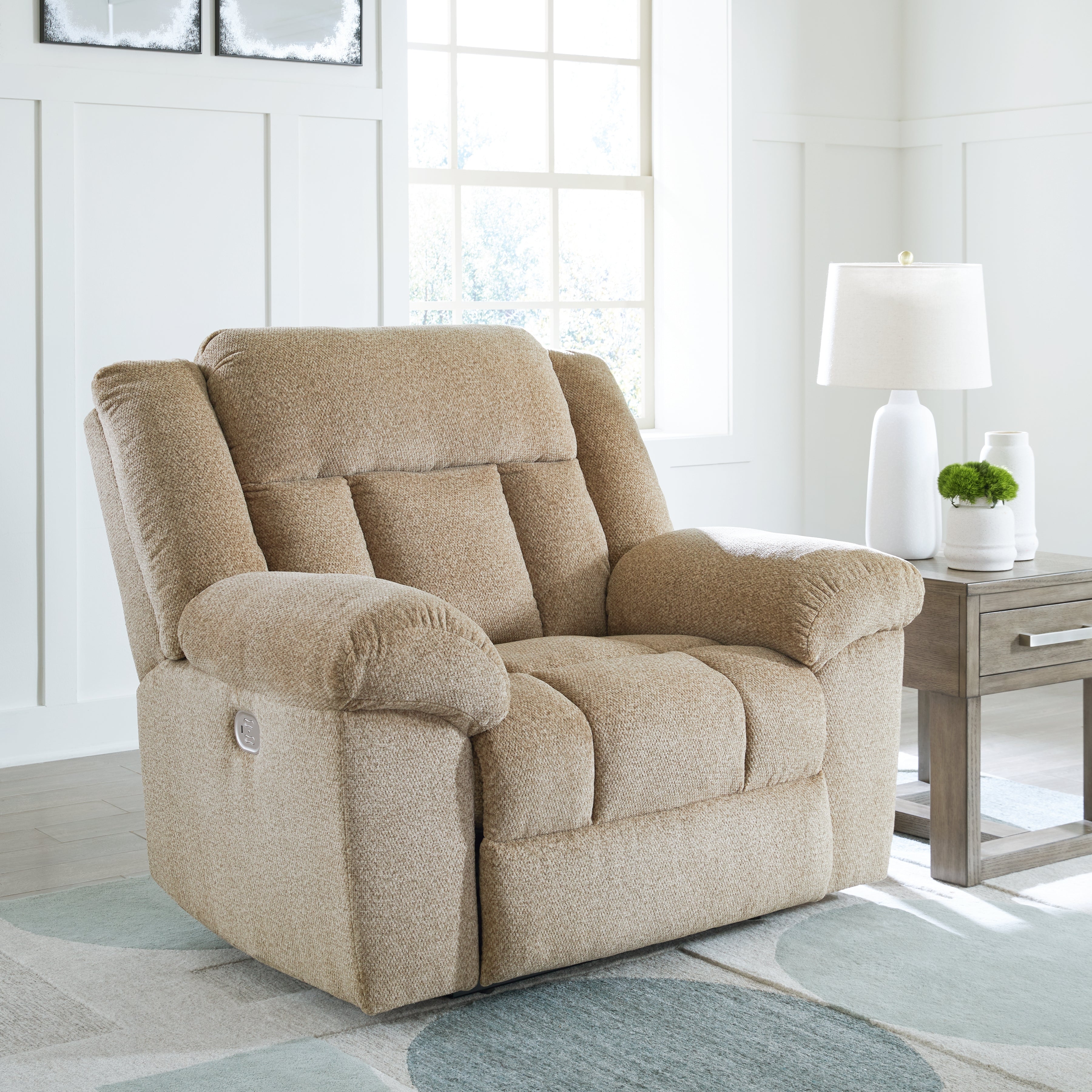 Tip-Off Wheat Power Recliner - 6930582 - Bien Home Furniture &amp; Electronics