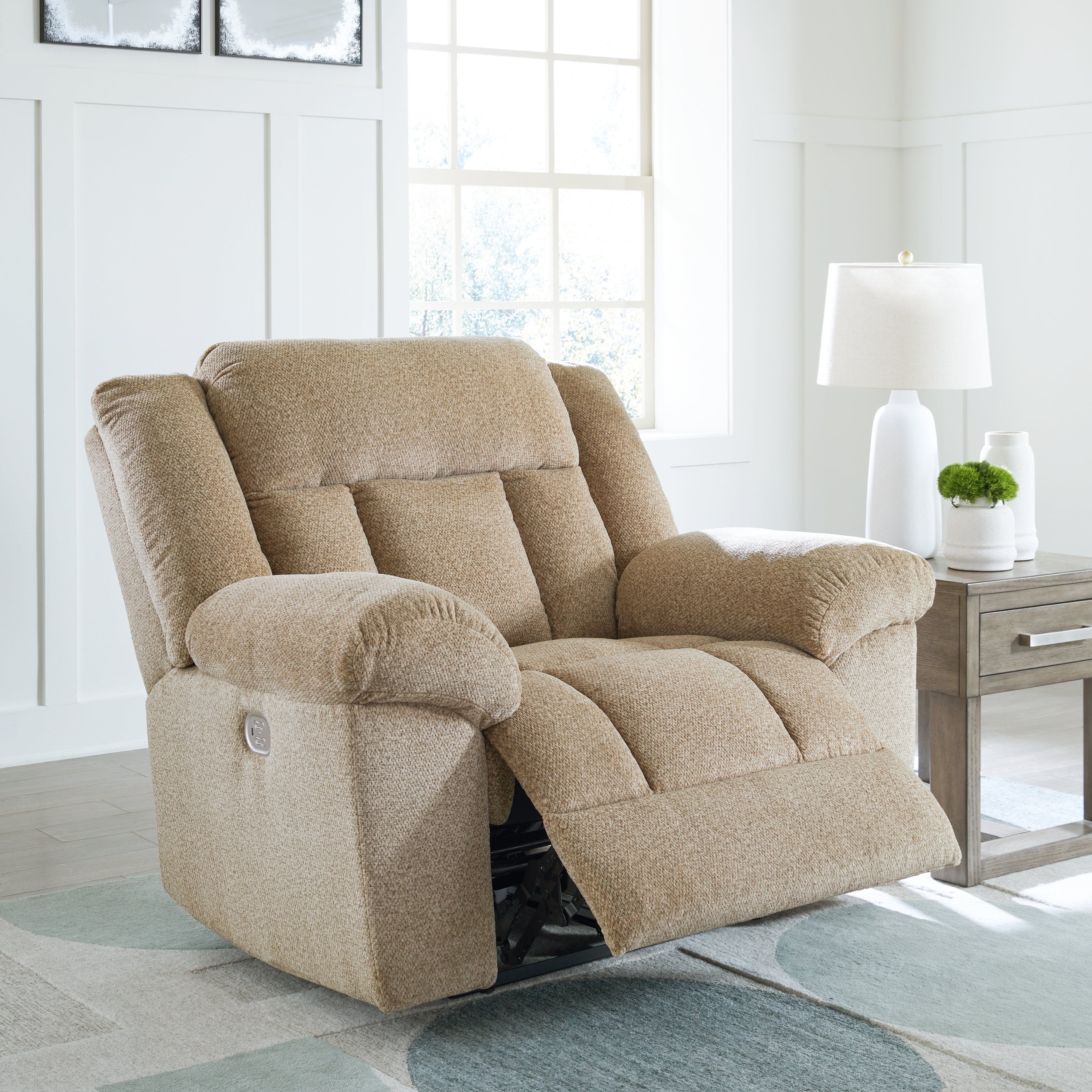 Tip-Off Wheat Power Recliner - 6930582 - Bien Home Furniture &amp; Electronics