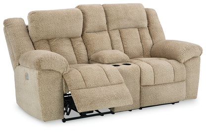Tip-Off Wheat Power Reclining Loveseat - 6930518 - Bien Home Furniture &amp; Electronics
