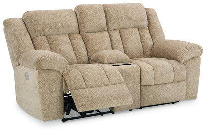 Tip-Off Wheat Power Reclining Loveseat - 6930518 - Bien Home Furniture &amp; Electronics