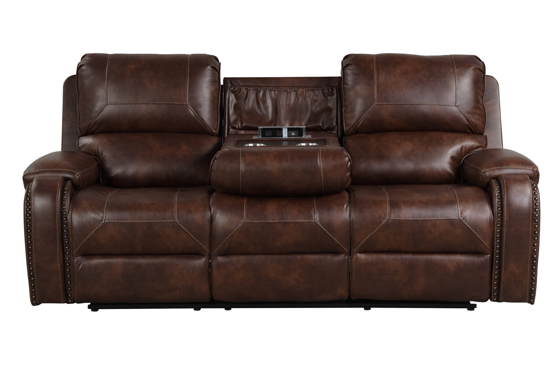 Titan2001 OVERSIZED 3pc Reclining Set - Titan2001 Rust - Bien Home Furniture &amp; Electronics