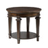 Tobias Espresso Round End Table - 3681-04RD - Bien Home Furniture & Electronics