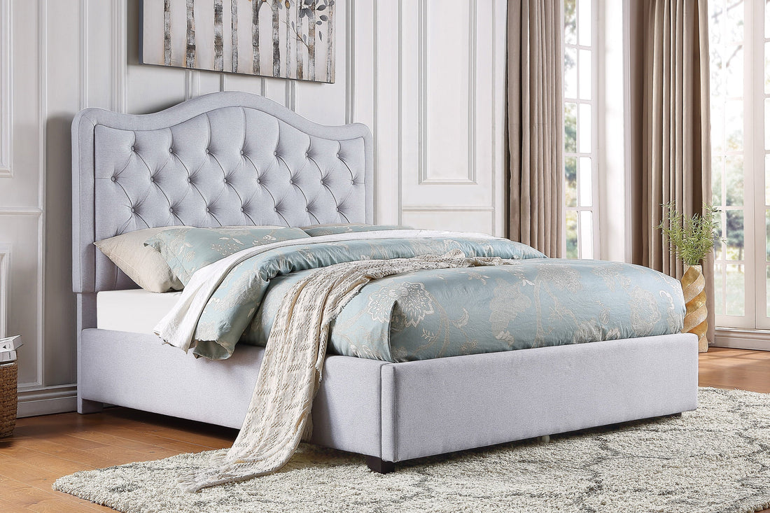 Toddrick Gray Full Platform Bed - 1642F-1* - Bien Home Furniture &amp; Electronics