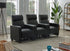 Toohey Upholstered Tufted Recliner Living Room Set Black - 600181-S3B - Bien Home Furniture & Electronics