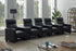 Toohey Upholstered Tufted Recliner Living Room Set Black - 600181-S5B - Bien Home Furniture & Electronics