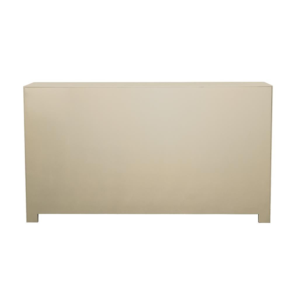 Toula Smoke/Champagne 4-Door Accent Cabinet - 953487 - Bien Home Furniture &amp; Electronics