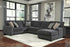 Tracling Slate Left-Arm Facing Sofa - 7260066 - Bien Home Furniture & Electronics
