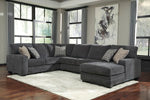 Tracling Slate Right-Arm Facing Corner Chaise - 7260017 - Bien Home Furniture &amp; Electronics