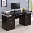 Tracy Cappuccino 2-Drawer Computer Desk - 800107 - Bien Home Furniture & Electronics