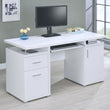 Tracy White 2-Drawer Computer Desk - 800108 - Bien Home Furniture & Electronics