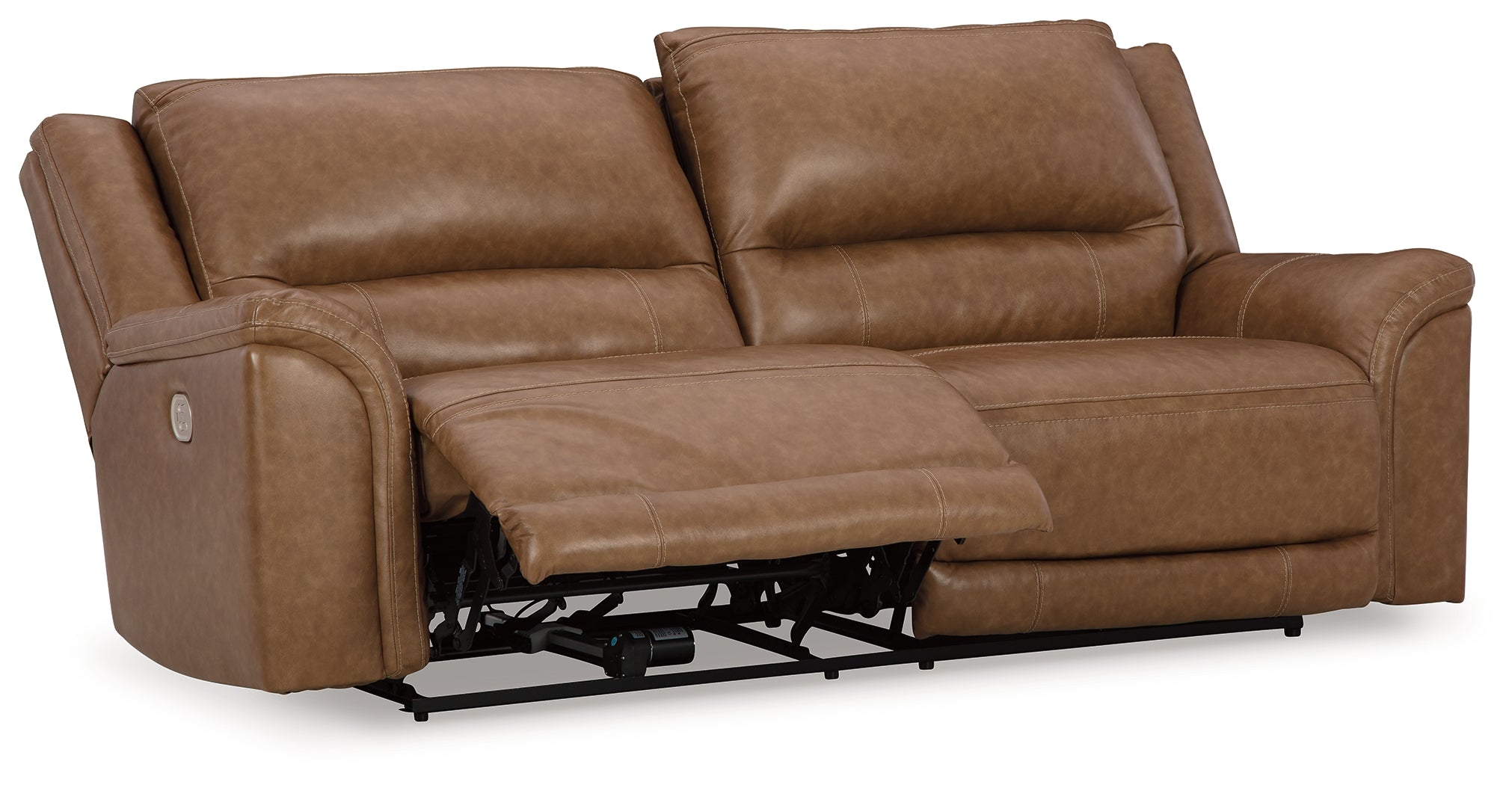 Trasimeno Caramel Power Reclining Sofa - U8281547 - Bien Home Furniture &amp; Electronics