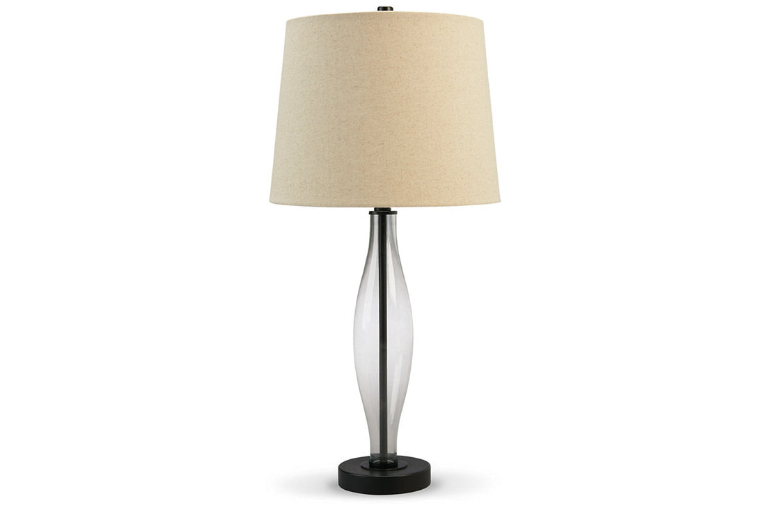 Travisburg Clear/Black Table Lamp, Set of 2 - L430814 - Bien Home Furniture &amp; Electronics
