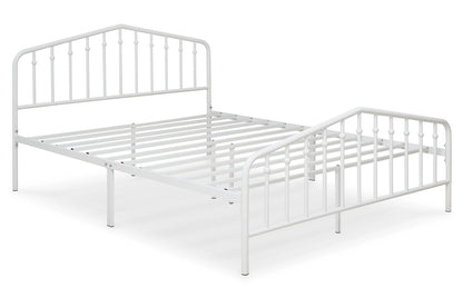 Trentlore White Queen Metal Bed - B076-681 - Bien Home Furniture &amp; Electronics