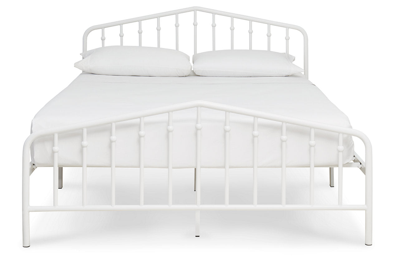 Trentlore White Queen Metal Bed - B076-681 - Bien Home Furniture &amp; Electronics