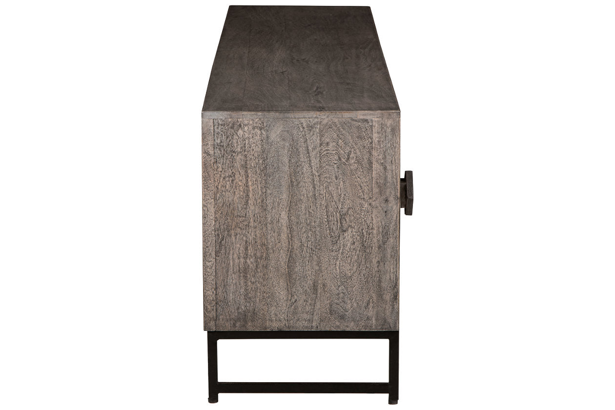 Treybrook Distressed Gray Accent Cabinet - A4000512 - Bien Home Furniture &amp; Electronics