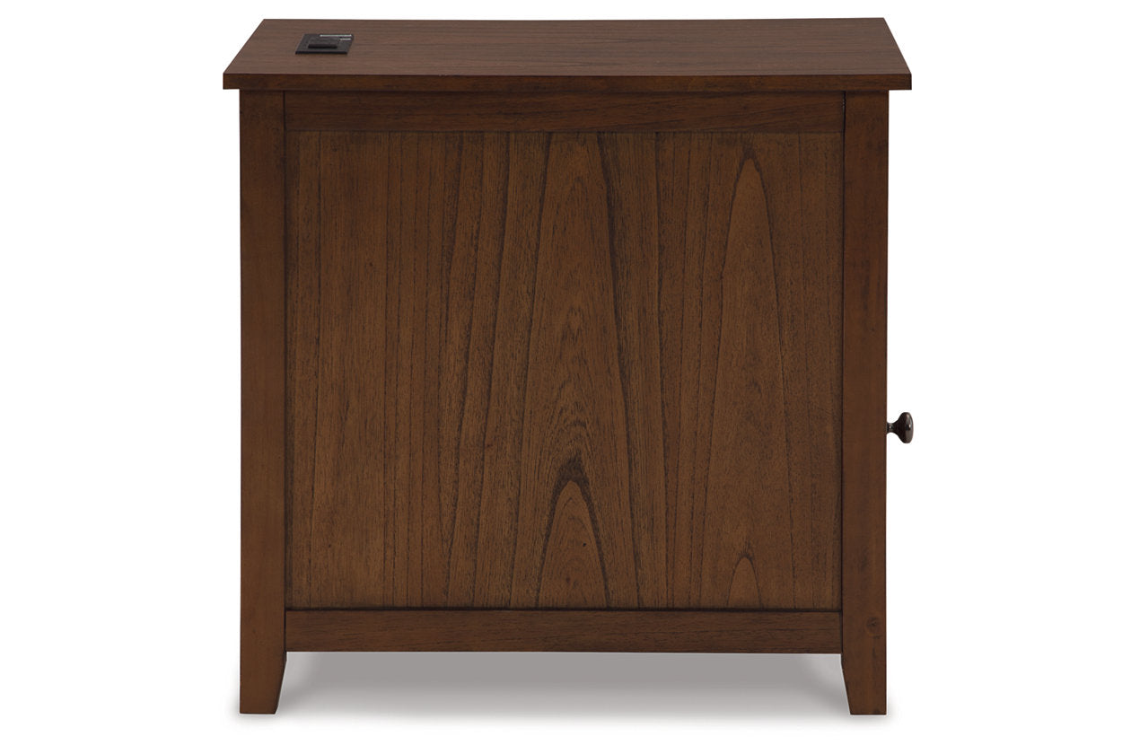 Treytown Brown Chairside End Table - T300-117 - Bien Home Furniture &amp; Electronics