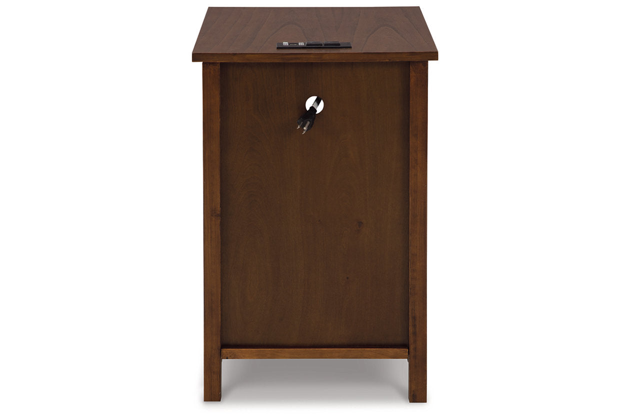 Treytown Brown Chairside End Table - T300-117 - Bien Home Furniture &amp; Electronics