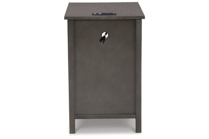 Treytown Gray Chairside End Table - T300-317 - Bien Home Furniture &amp; Electronics