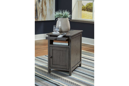 Treytown Gray Chairside End Table - T300-317 - Bien Home Furniture &amp; Electronics