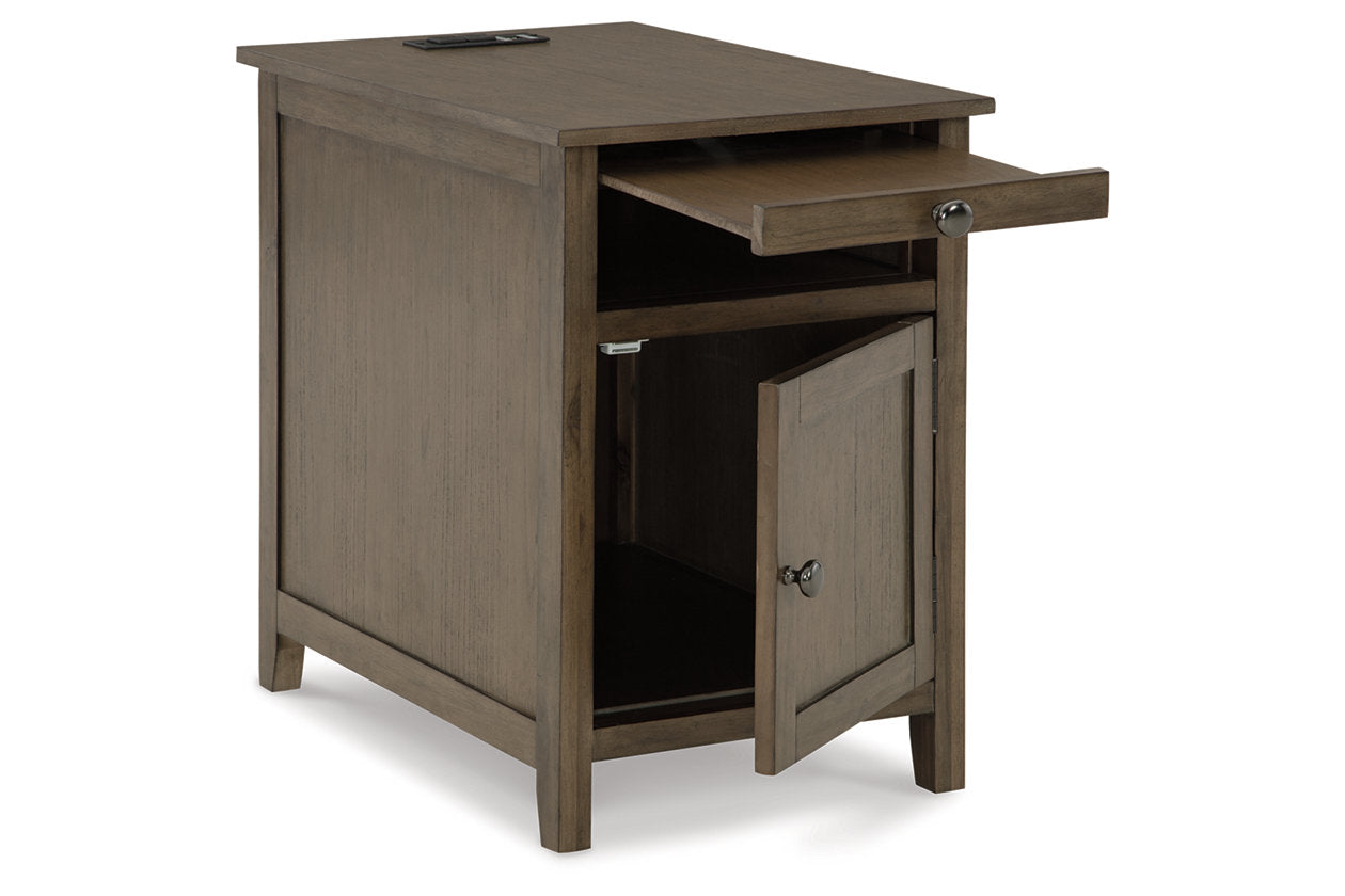Treytown Grayish Brown Chairside End Table - T300-217 - Bien Home Furniture &amp; Electronics