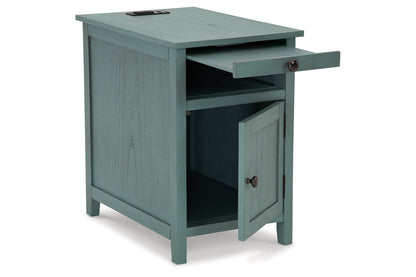 Treytown Teal Chairside End Table - T300-717 - Bien Home Furniture &amp; Electronics