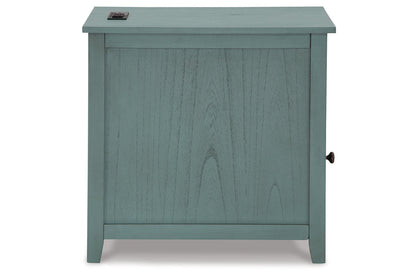 Treytown Teal Chairside End Table - T300-717 - Bien Home Furniture &amp; Electronics