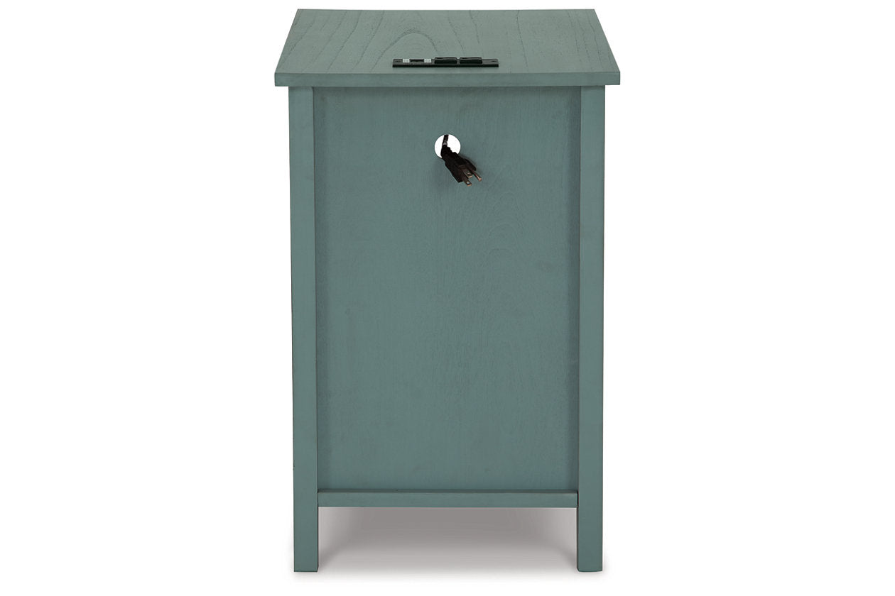 Treytown Teal Chairside End Table - T300-717 - Bien Home Furniture &amp; Electronics