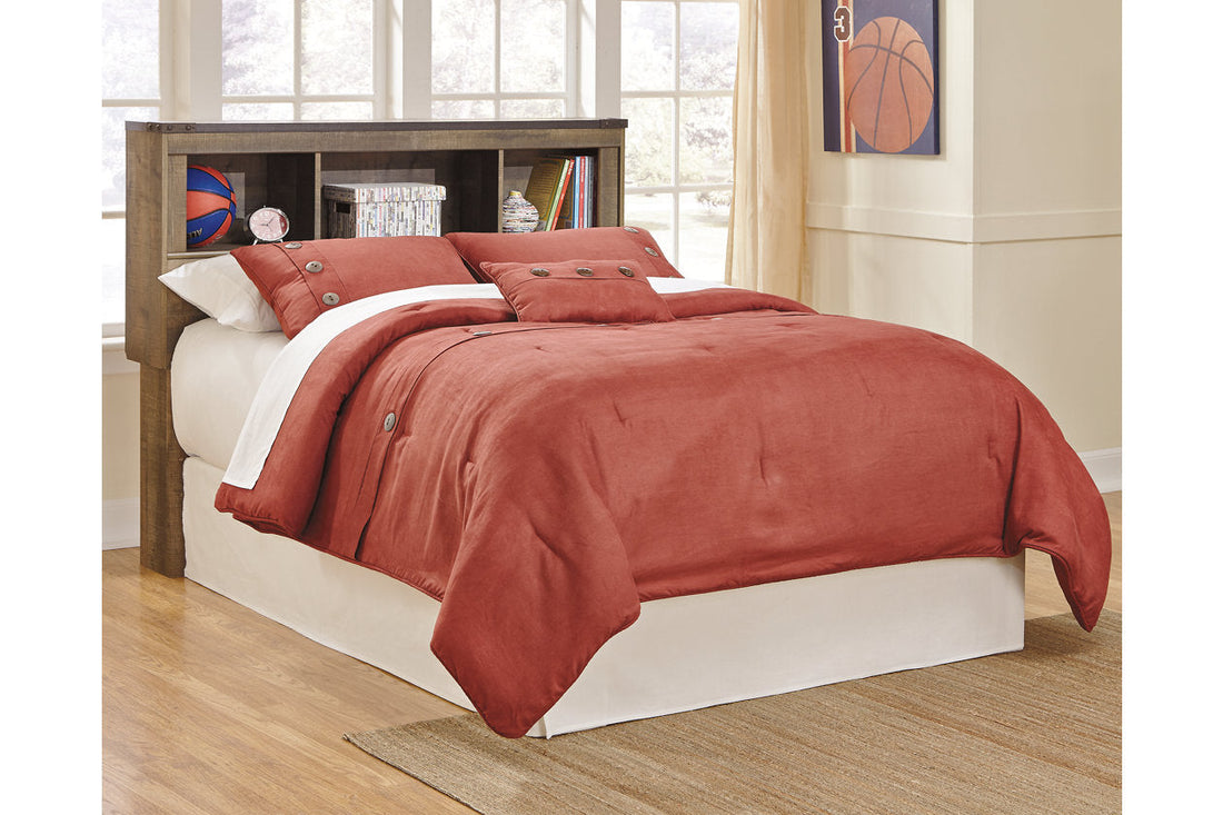 Trinell Brown Full Bookcase Headboard - B446-65 - Bien Home Furniture &amp; Electronics