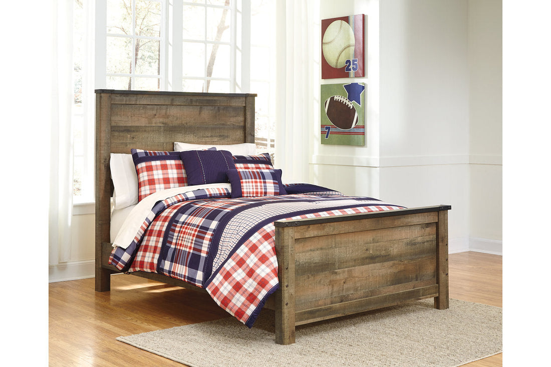 Trinell Brown Full Panel Bed - SET | B446-84 | B446-86 | B446-87 - Bien Home Furniture &amp; Electronics