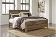 Trinell Brown King Panel Bed - SET | B446-56 | B446-58 | B446-97 - Bien Home Furniture & Electronics