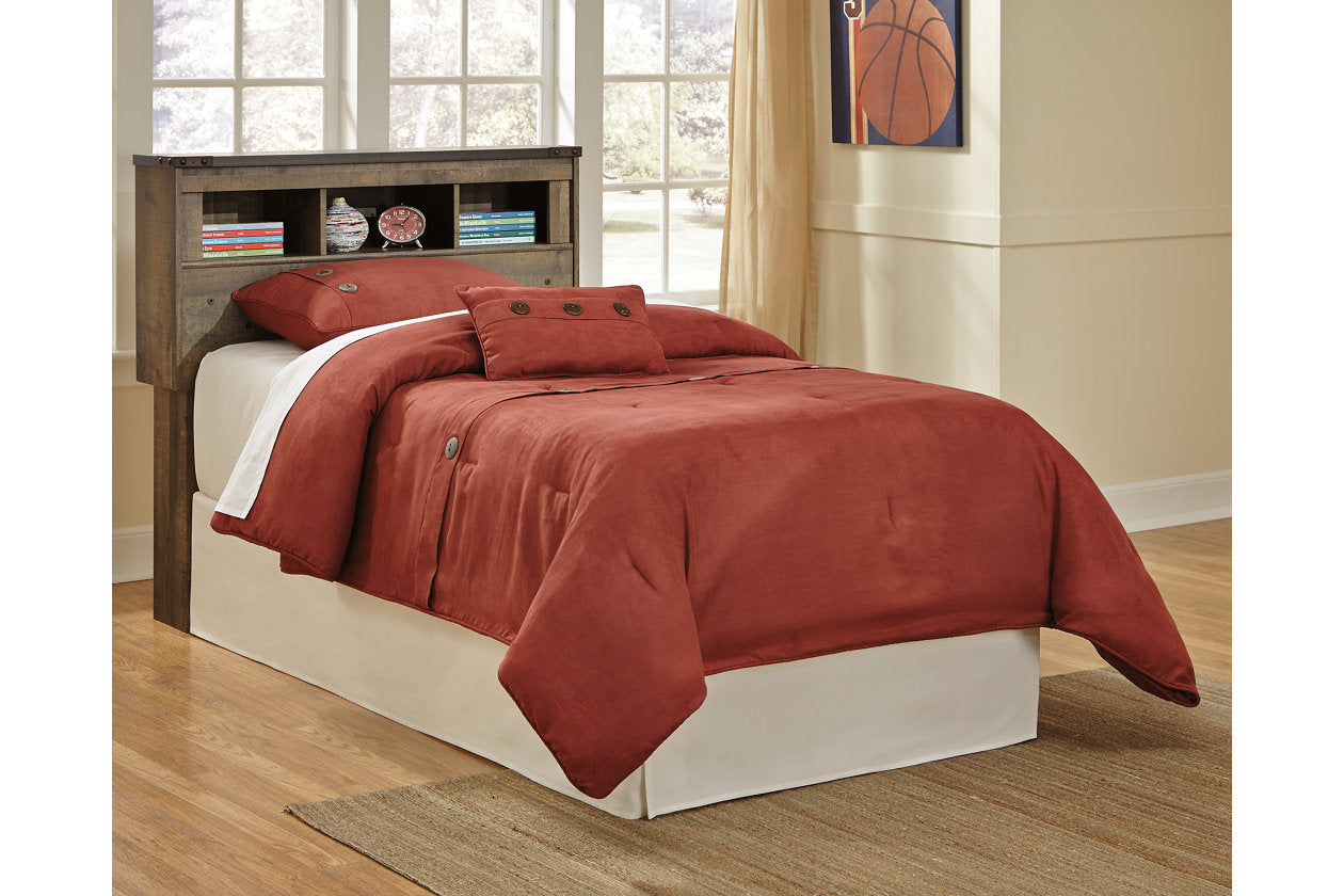 Trinell Brown Twin Bookcase Headboard - B446-63 - Bien Home Furniture &amp; Electronics