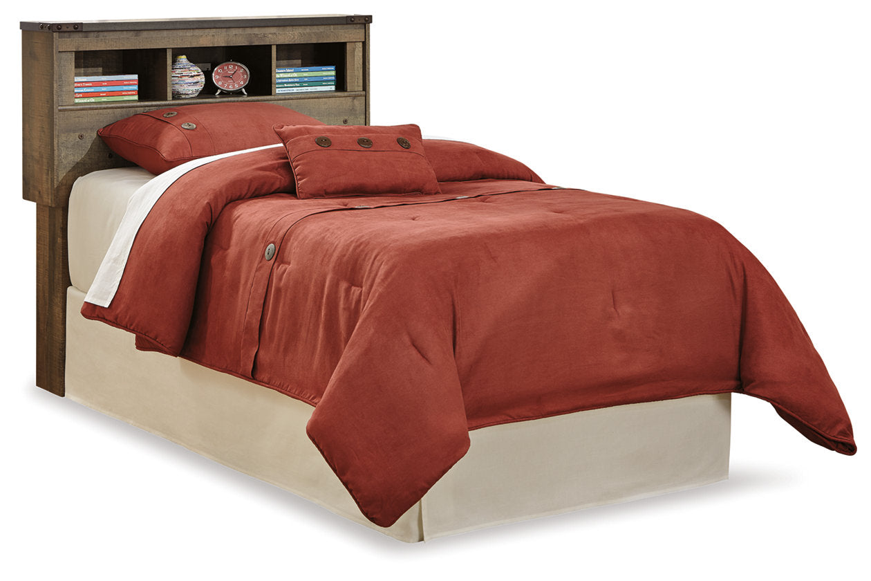 Trinell Brown Twin Bookcase Headboard - B446-63 - Bien Home Furniture &amp; Electronics