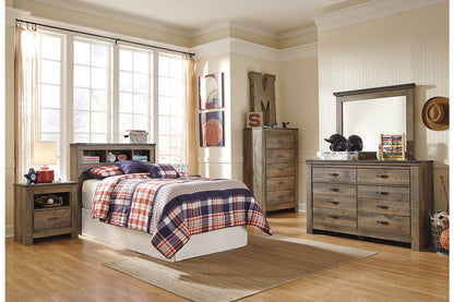 Trinell Brown Twin Bookcase Headboard - B446-63 - Bien Home Furniture &amp; Electronics