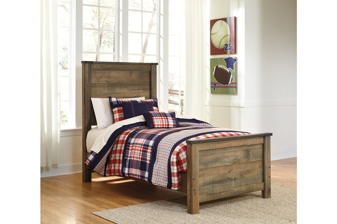 Trinell Brown Twin Panel Bed - SET | B446-52 | B446-53 | B446-83 - Bien Home Furniture &amp; Electronics
