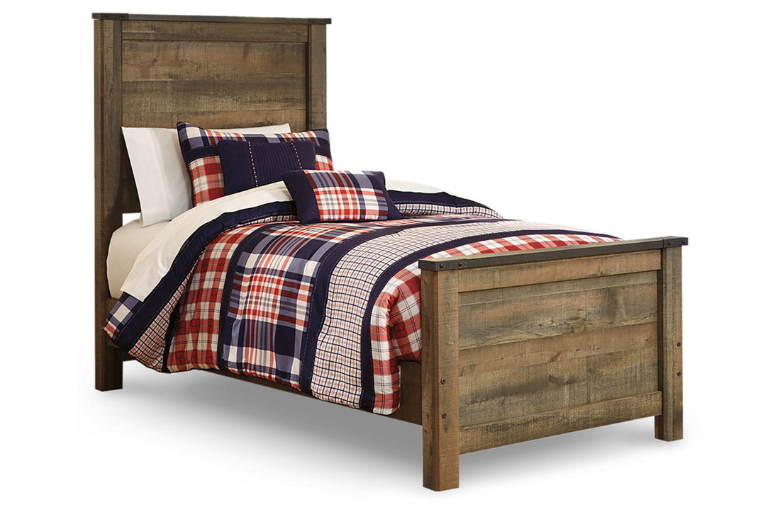 Trinell Brown Twin Panel Bed - SET | B446-52 | B446-53 | B446-83 - Bien Home Furniture &amp; Electronics