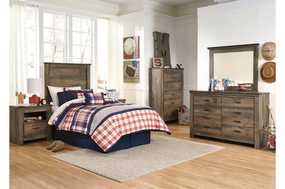 Trinell Brown Twin Panel Headboard - B446-53 - Bien Home Furniture &amp; Electronics