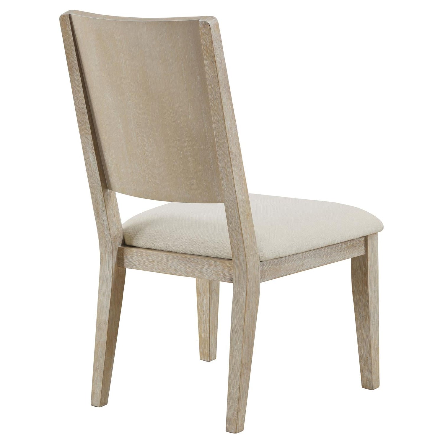Trofello Upholstered Dining Side Chair White Washed and Beige (Set of 2) - 123122 - Bien Home Furniture &amp; Electronics