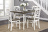 Troy Antique White 5-Piece Dining Set - 5777WH - Bien Home Furniture & Electronics