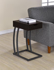 Troy Cappuccino Accent Table with Power Outlet - 900578 - Bien Home Furniture & Electronics