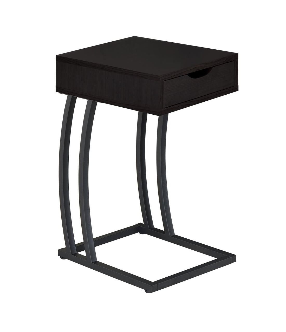 Troy Cappuccino Accent Table with Power Outlet - 900578 - Bien Home Furniture &amp; Electronics