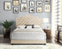 Truva Beige Upholstered King Bed - SH280KBGE-1 - Bien Home Furniture & Electronics