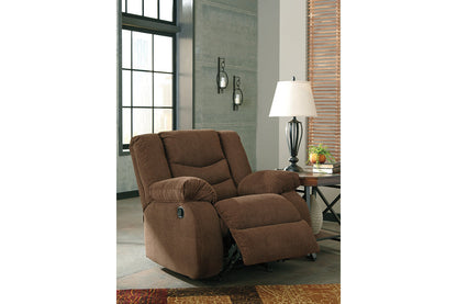 Tulen Chocolate Recliner - 9860525 - Bien Home Furniture &amp; Electronics