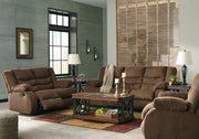 Tulen Chocolate Reclining Living Room Set - SET | 9860588 | 9860586 - Bien Home Furniture & Electronics
