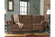 Tulen Chocolate Reclining Sofa - 9860588 - Bien Home Furniture & Electronics